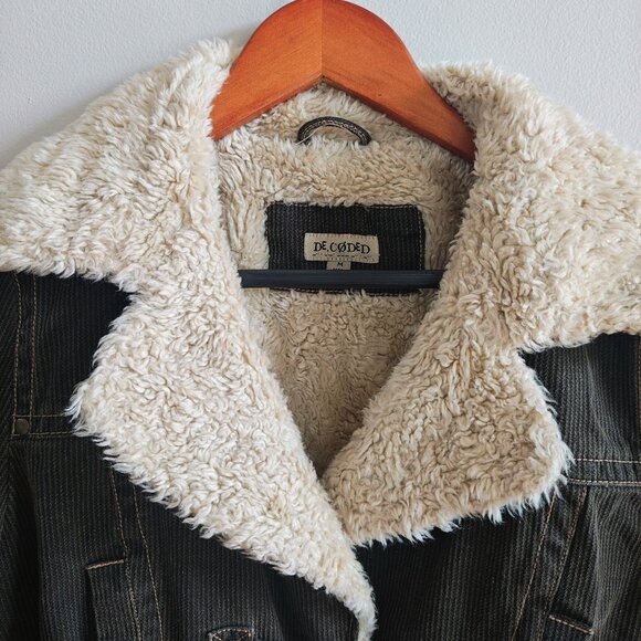 DECODED Sherpa Lined Corduroy Jacket - Picture 12 of 16